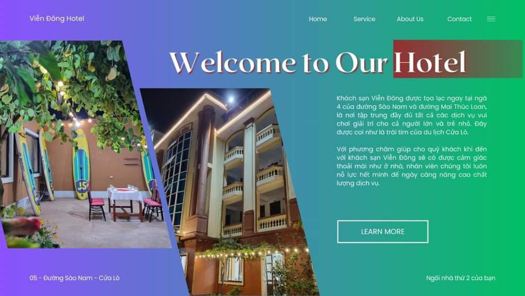 Khach San Vien Dong Hotel Cửa Lò Екстериор снимка